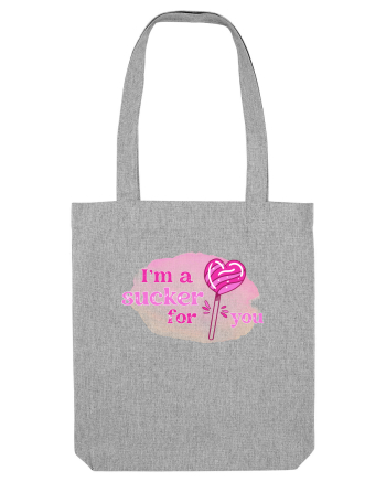 I'm A Sucker For You Watercolor Heather Grey