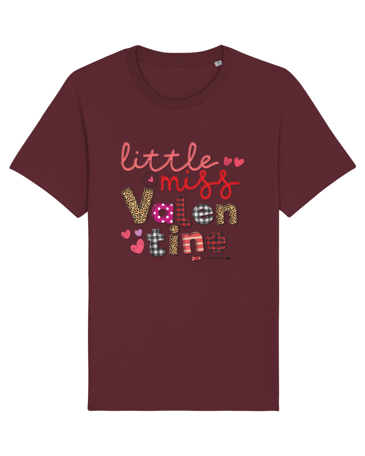 Tricou mânecă scurtă Unisex Rocker Burgundy