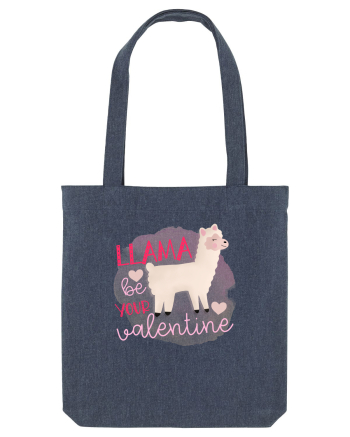 Llama Be Your Valentine Midnight Blue
