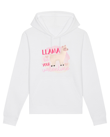 Llama Be Your Valentine White