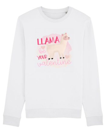 Llama Be Your Valentine White