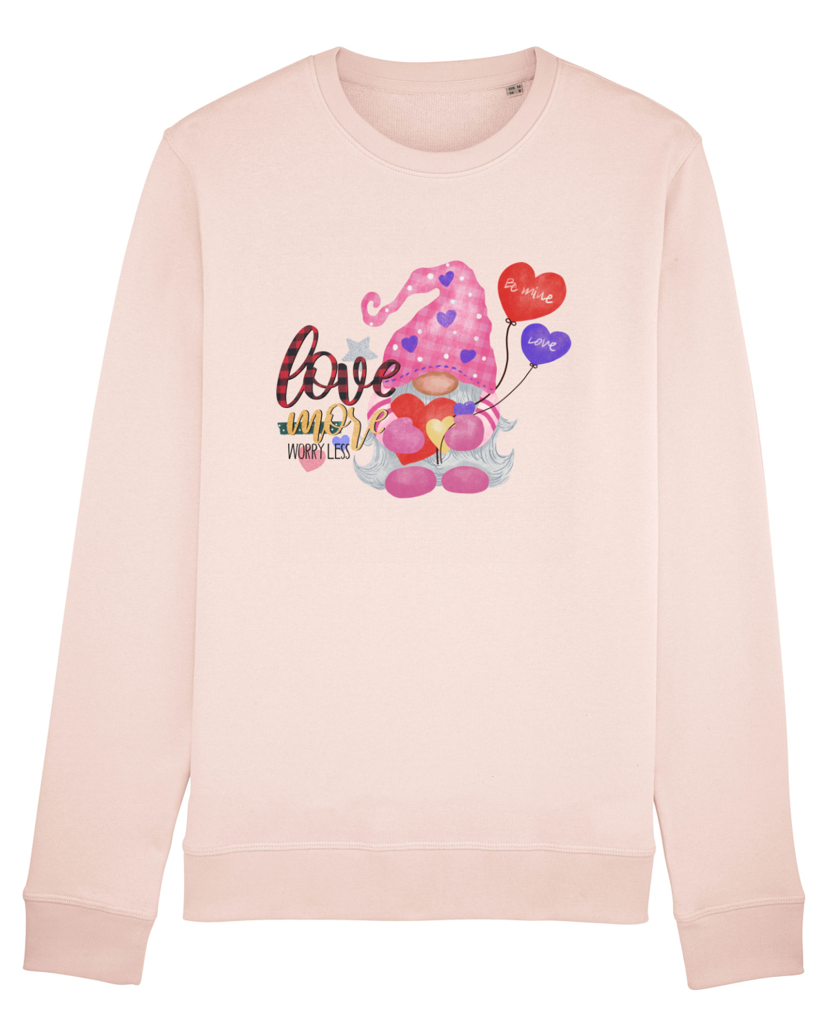 Bluză mânecă lungă Unisex Rise Candy Pink