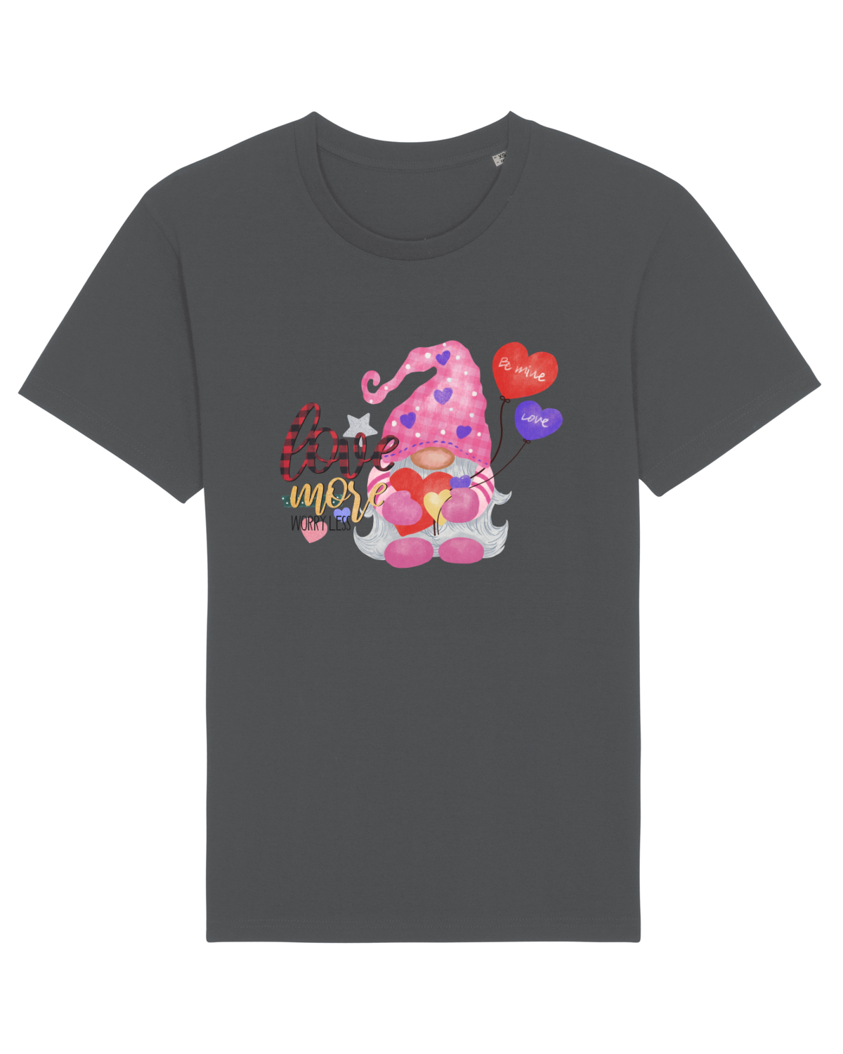 Tricou mânecă scurtă Unisex Rocker Anthracite