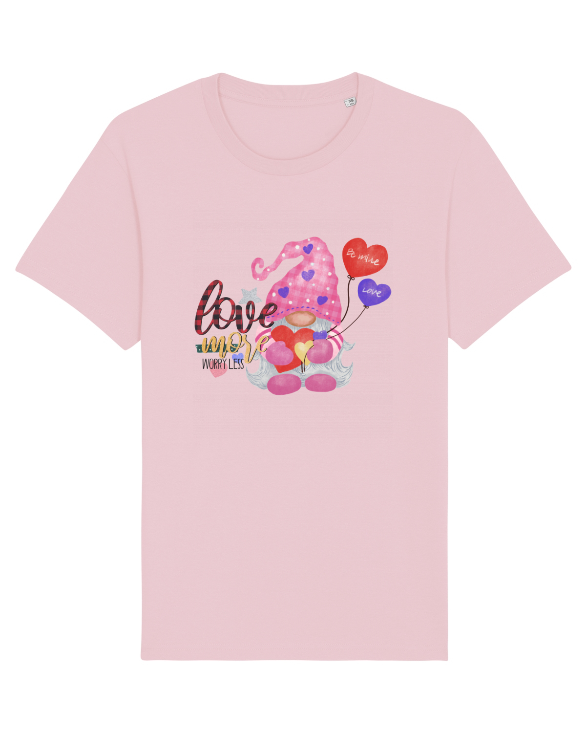 Tricou mânecă scurtă Unisex Rocker Cotton Pink