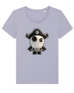 Pirat Tricou mânecă scurtă guler larg fitted Damă Expresser