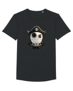 Pirat Tricou mânecă scurtă guler larg Bărbat Skater