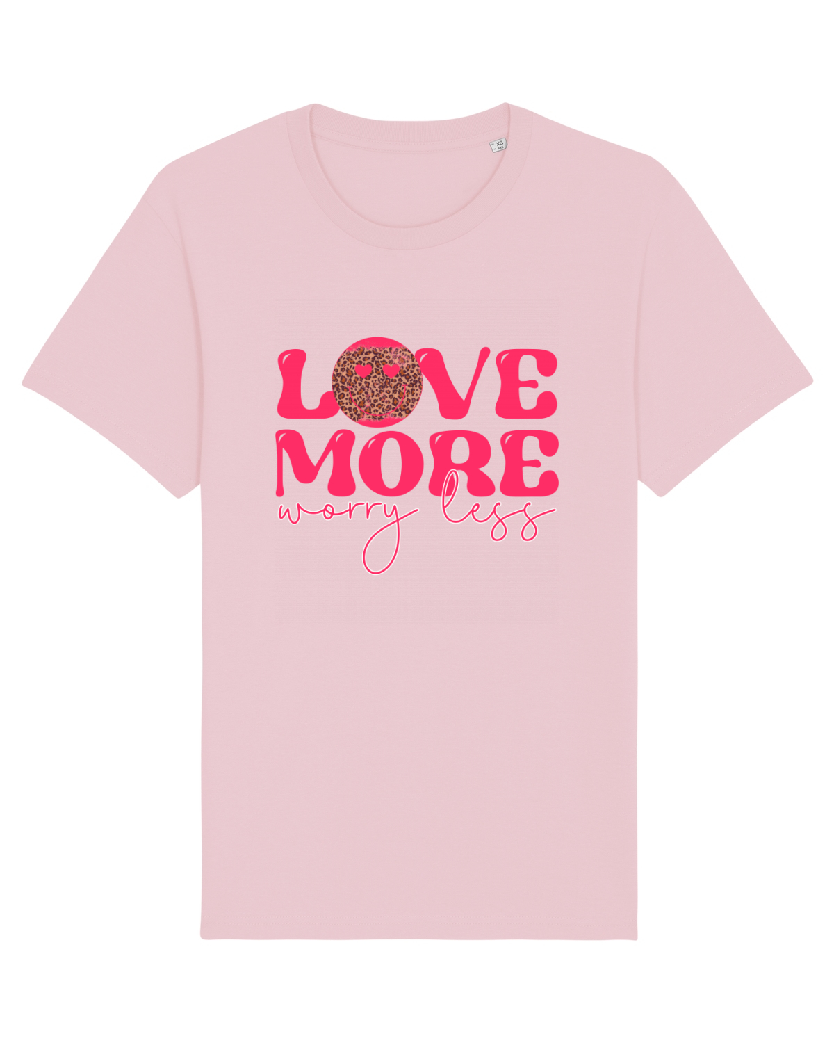 Tricou mânecă scurtă Unisex Rocker Cotton Pink