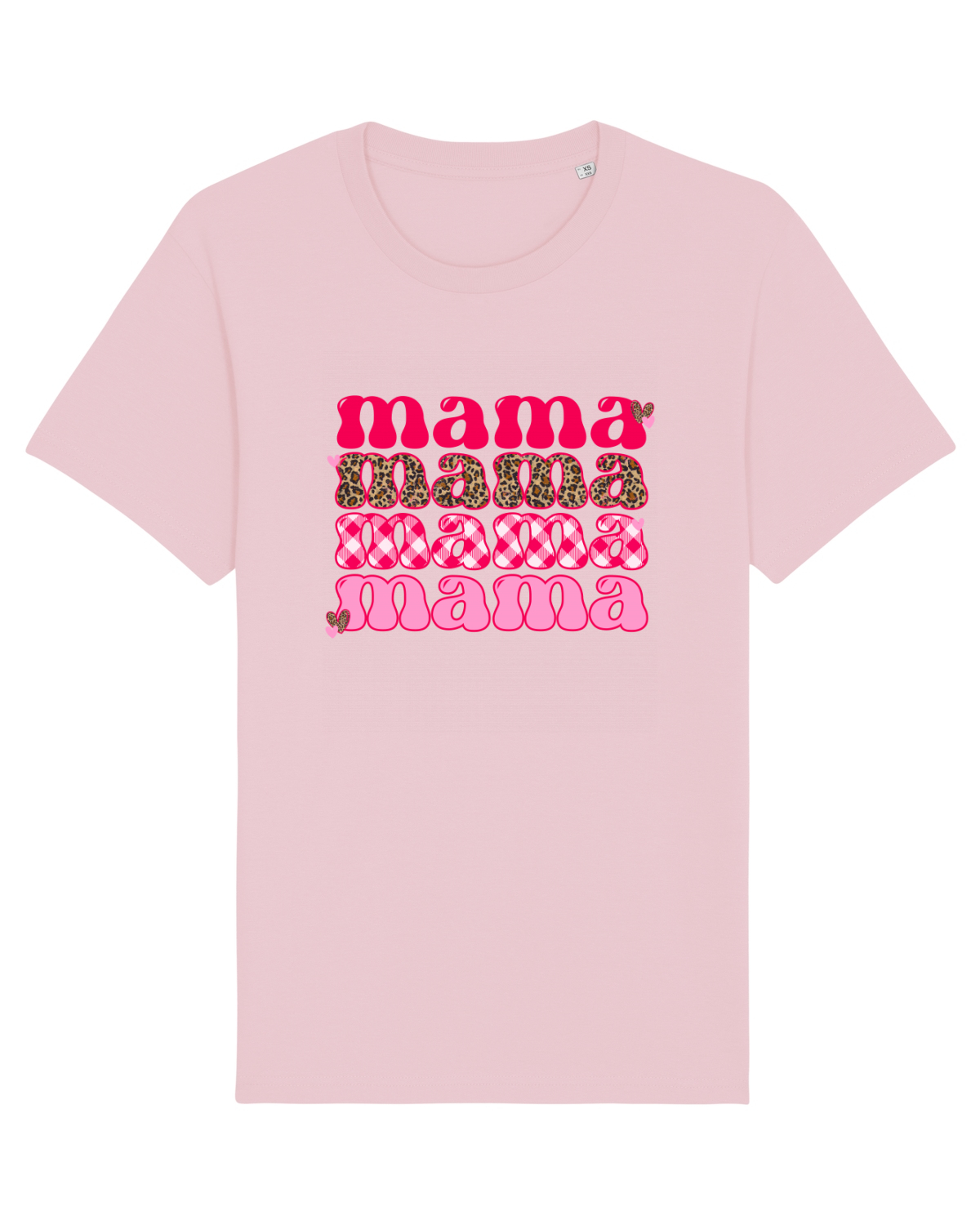 Tricou mânecă scurtă Unisex Rocker Cotton Pink