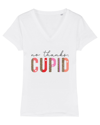 No Thanks Cupid White