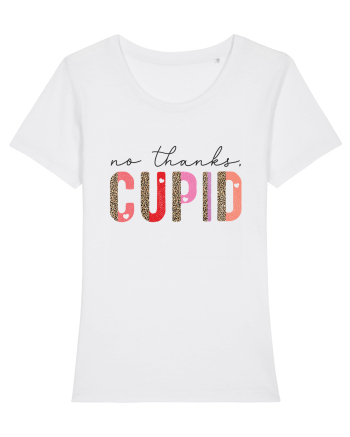No Thanks Cupid White