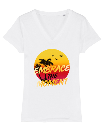Embrace the moment White