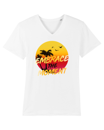 Embrace the moment White