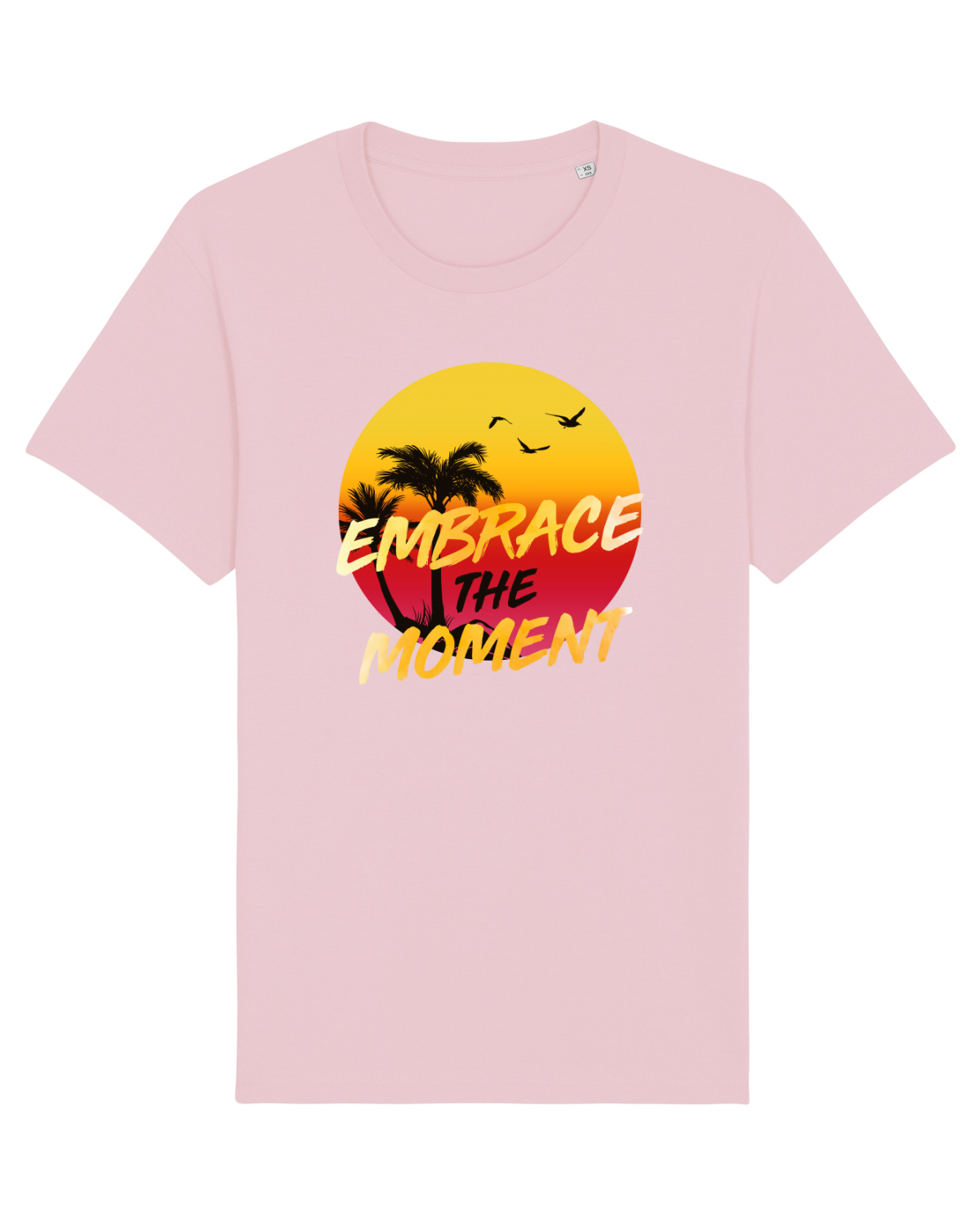 Tricou mânecă scurtă Unisex Rocker Cotton Pink