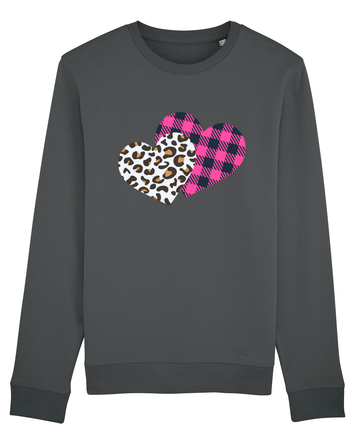 Bluză mânecă lungă Unisex Rise Anthracite
