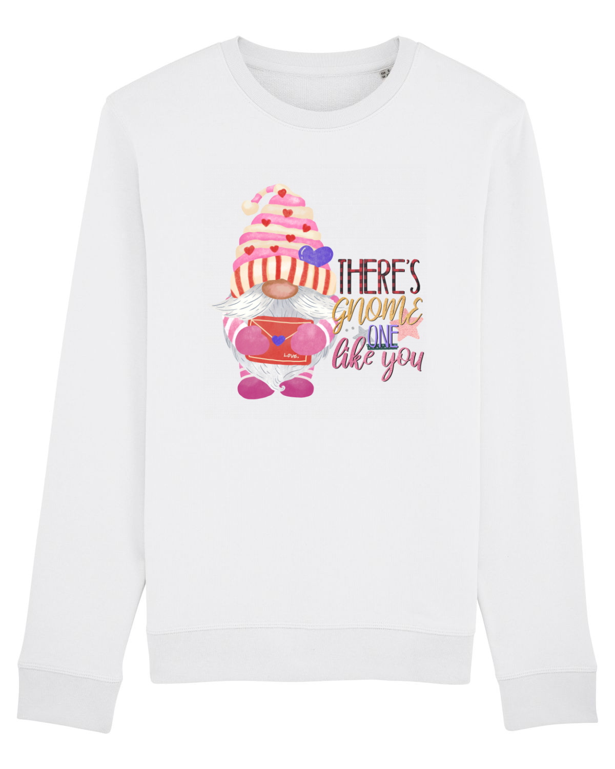 Bluză mânecă lungă Unisex Rise White