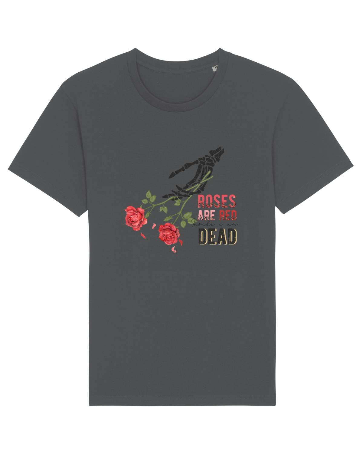 Tricou mânecă scurtă Unisex Rocker Anthracite