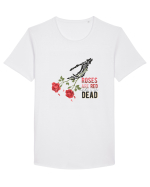 Roses Are Red Inside I Am Dead Tricou mânecă scurtă guler larg Bărbat Skater