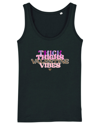 Thick Thighs Valentine Vibes Black