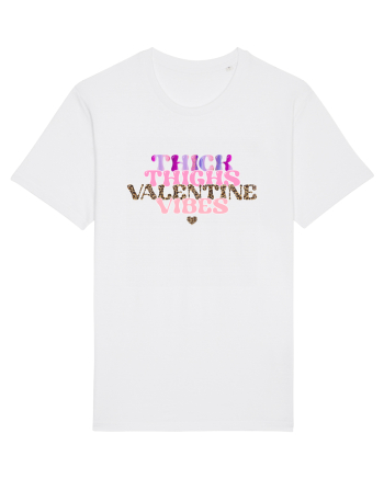 Thick Thighs Valentine Vibes White