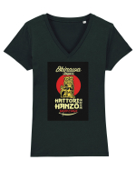 Hattori Hanzo  Tricou mânecă scurtă guler V Damă Evoker