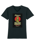 Hattori Hanzo  Tricou mânecă scurtă guler V Bărbat Presenter