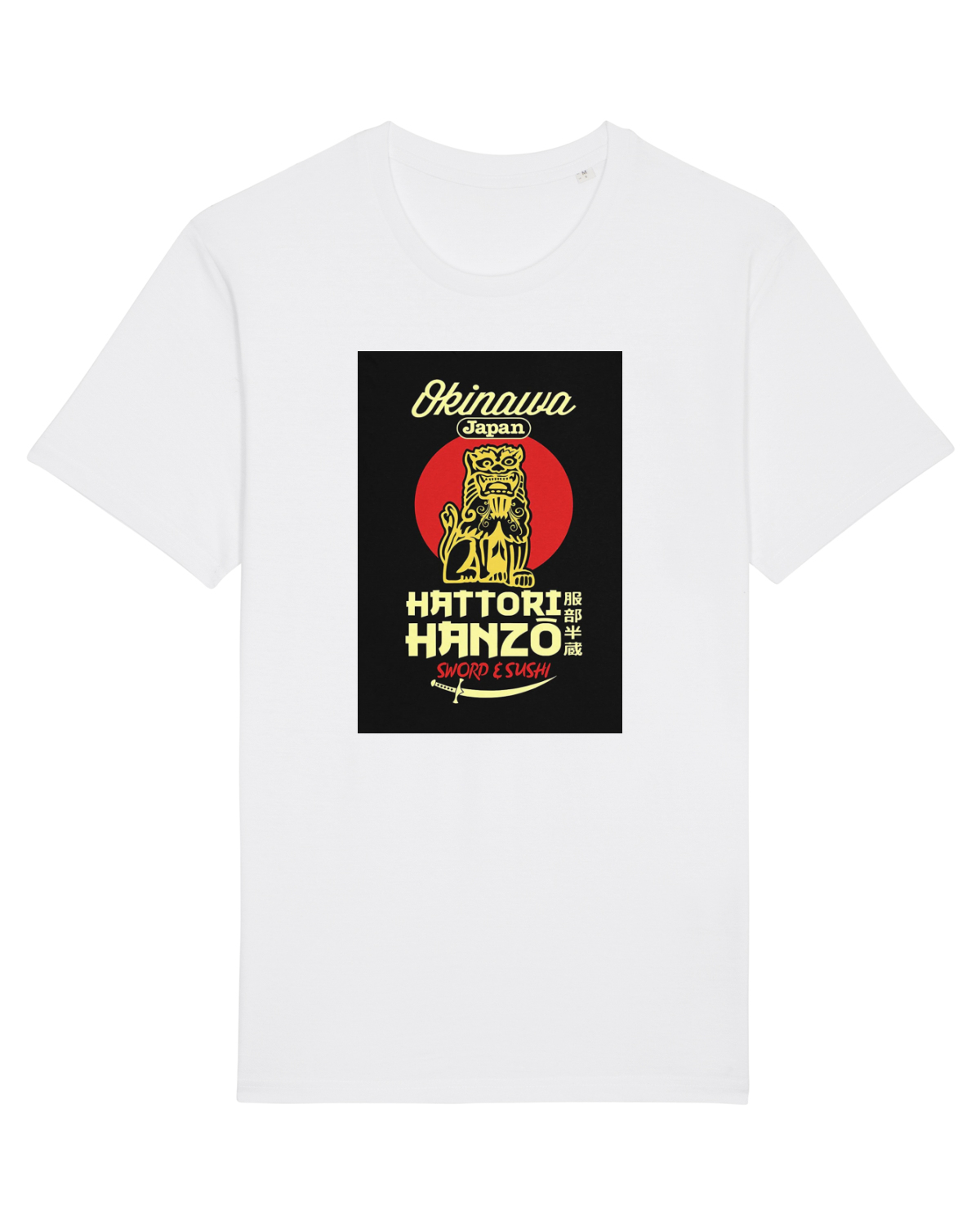 Tricou mânecă scurtă Unisex Rocker White
