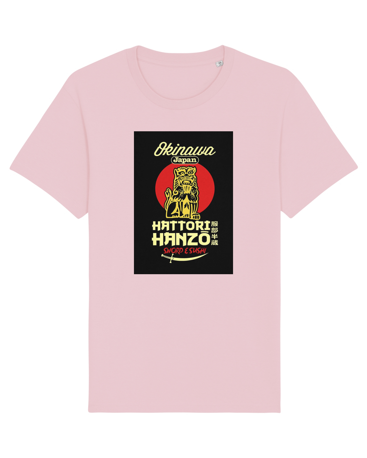 Tricou mânecă scurtă Unisex Rocker Cotton Pink