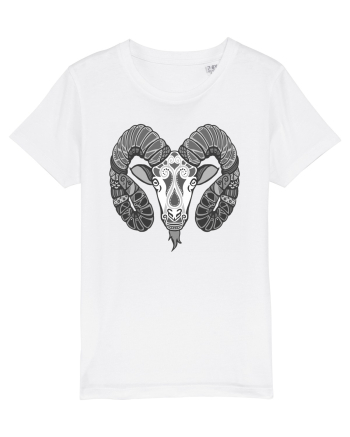 Berbec-zodiac B&W White