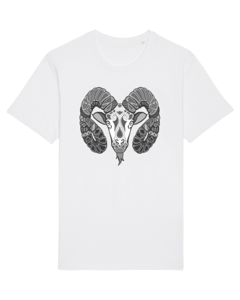 Berbec-zodiac B&W White