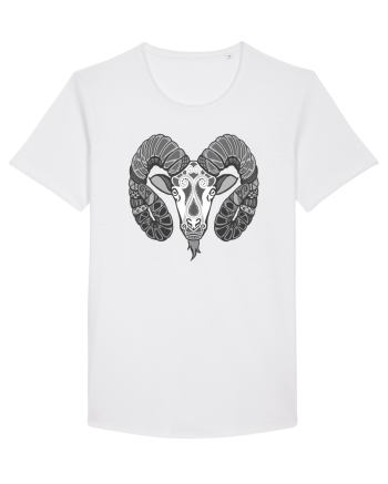 Berbec-zodiac B&W White