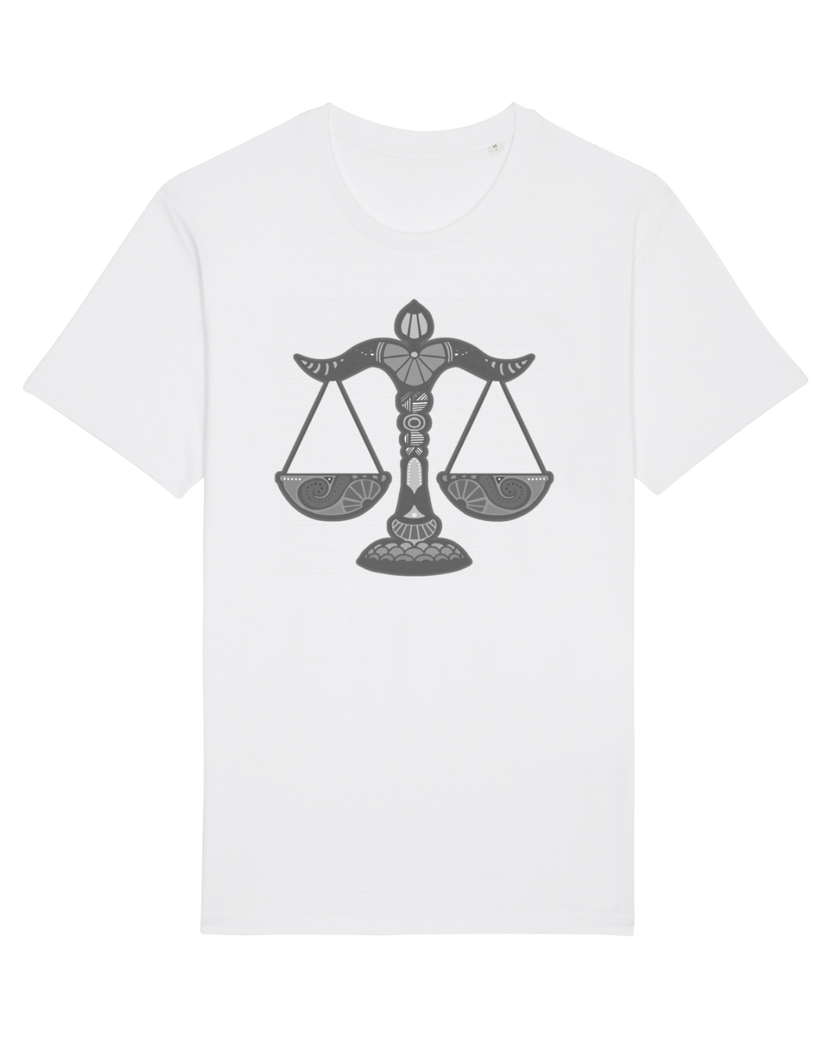 Tricou mânecă scurtă Unisex Rocker White