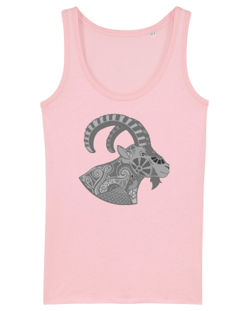 Capricorn-zodiac B&W Cotton Pink