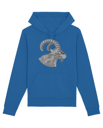 Capricorn-zodiac B&W Royal Blue