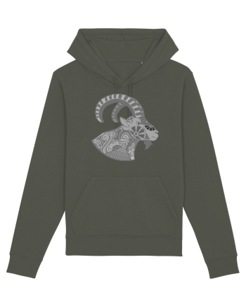 Capricorn-zodiac B&W Khaki