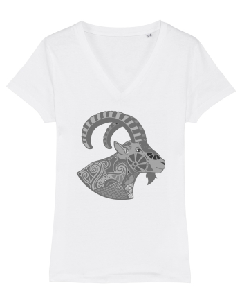 Capricorn-zodiac B&W White