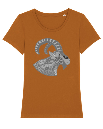 Capricorn-zodiac B&W Roasted Orange