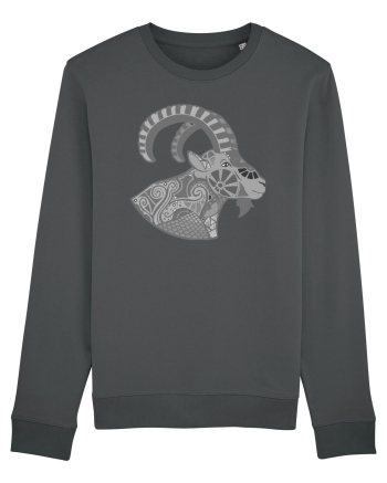 Capricorn-zodiac B&W Anthracite