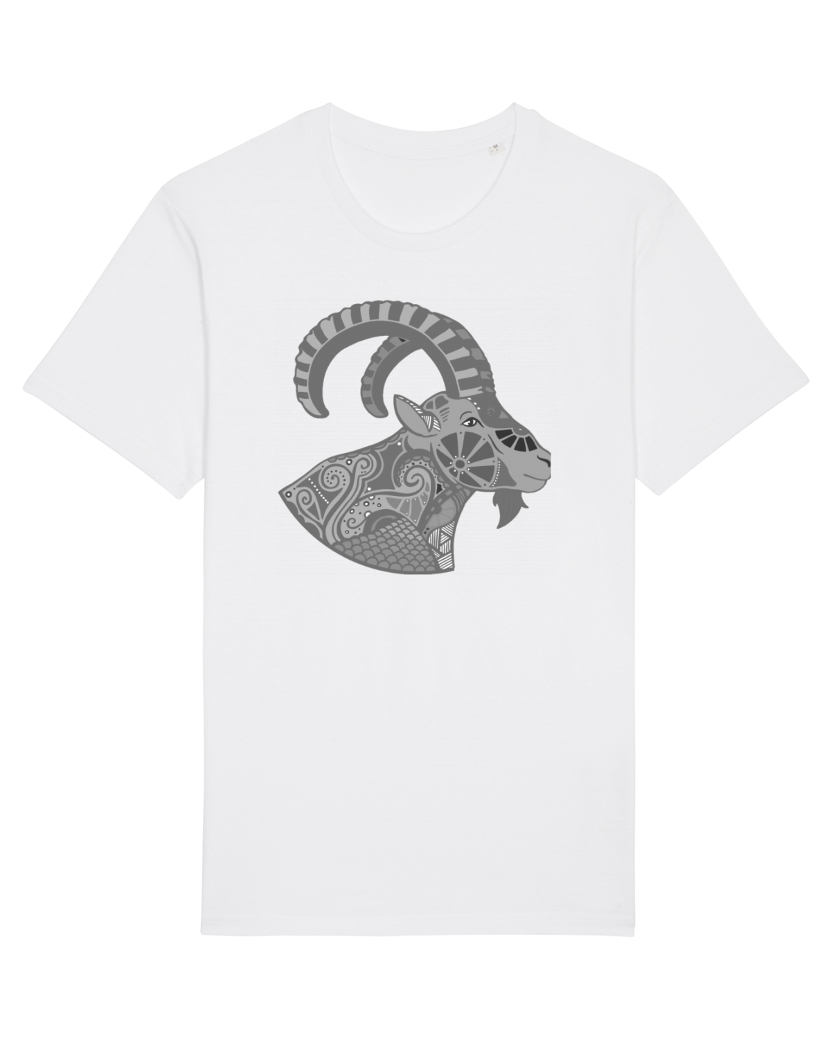 Tricou mânecă scurtă Unisex Rocker White