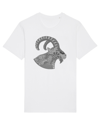 Capricorn-zodiac B&W White