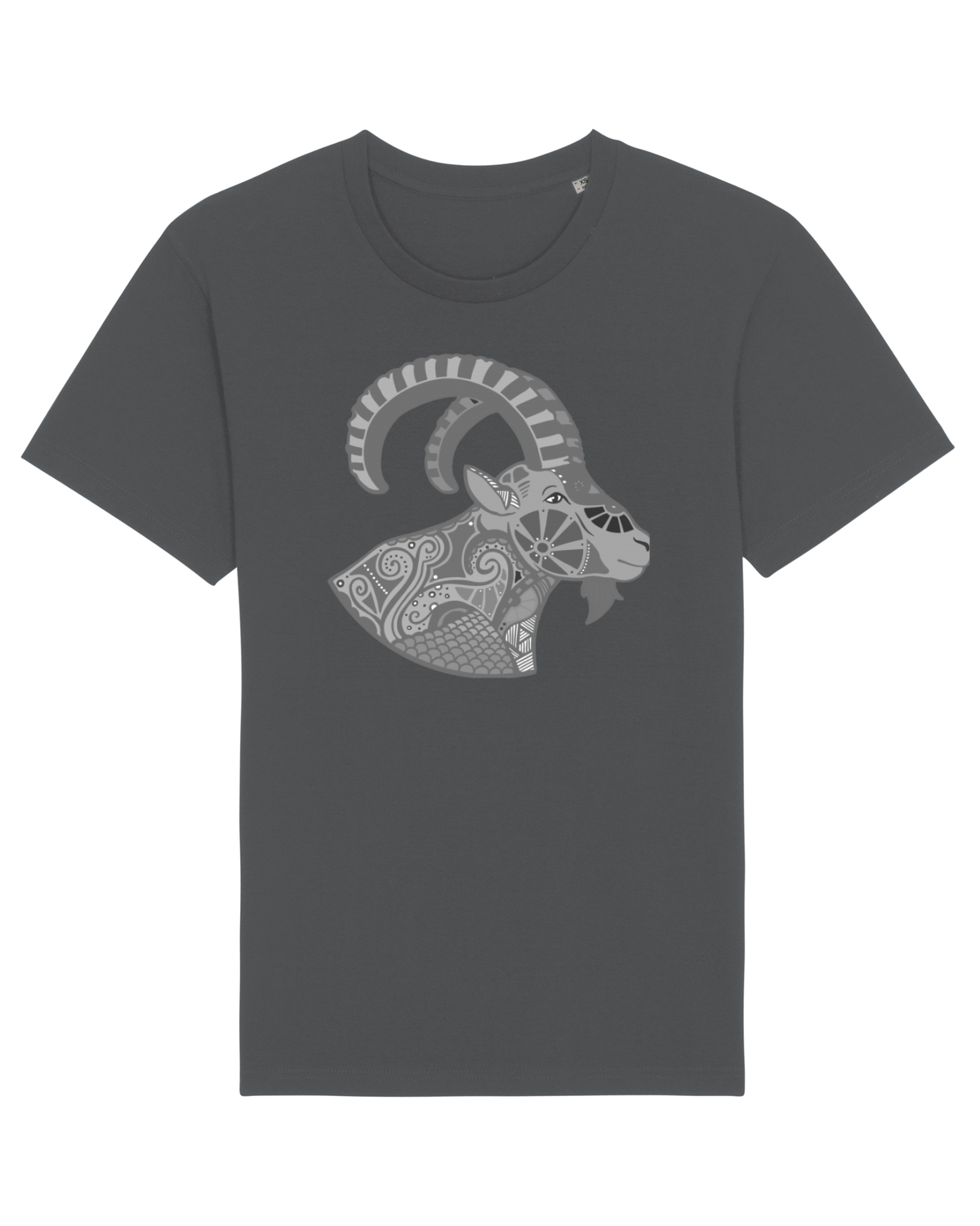 Tricou mânecă scurtă Unisex Rocker Anthracite