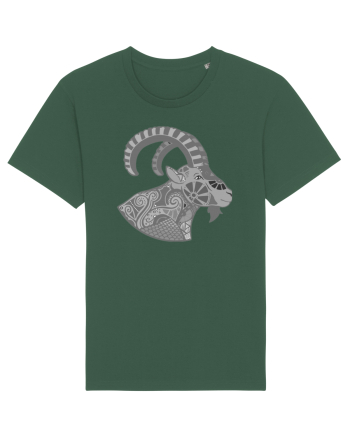 Capricorn-zodiac B&W Bottle Green