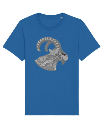 Capricorn-zodiac B&W Royal Blue