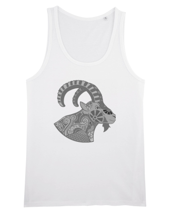 Capricorn-zodiac B&W White
