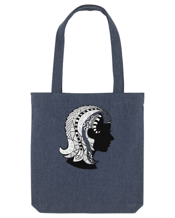 Fecioara-zodiac B&W Midnight Blue