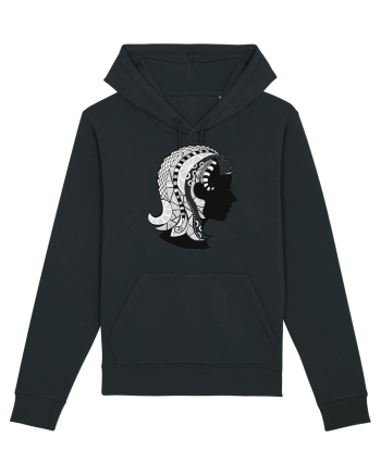 Fecioara-zodiac B&W Black