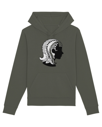 Fecioara-zodiac B&W Khaki