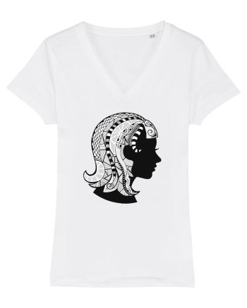 Fecioara-zodiac B&W White