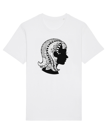 Fecioara-zodiac B&W White