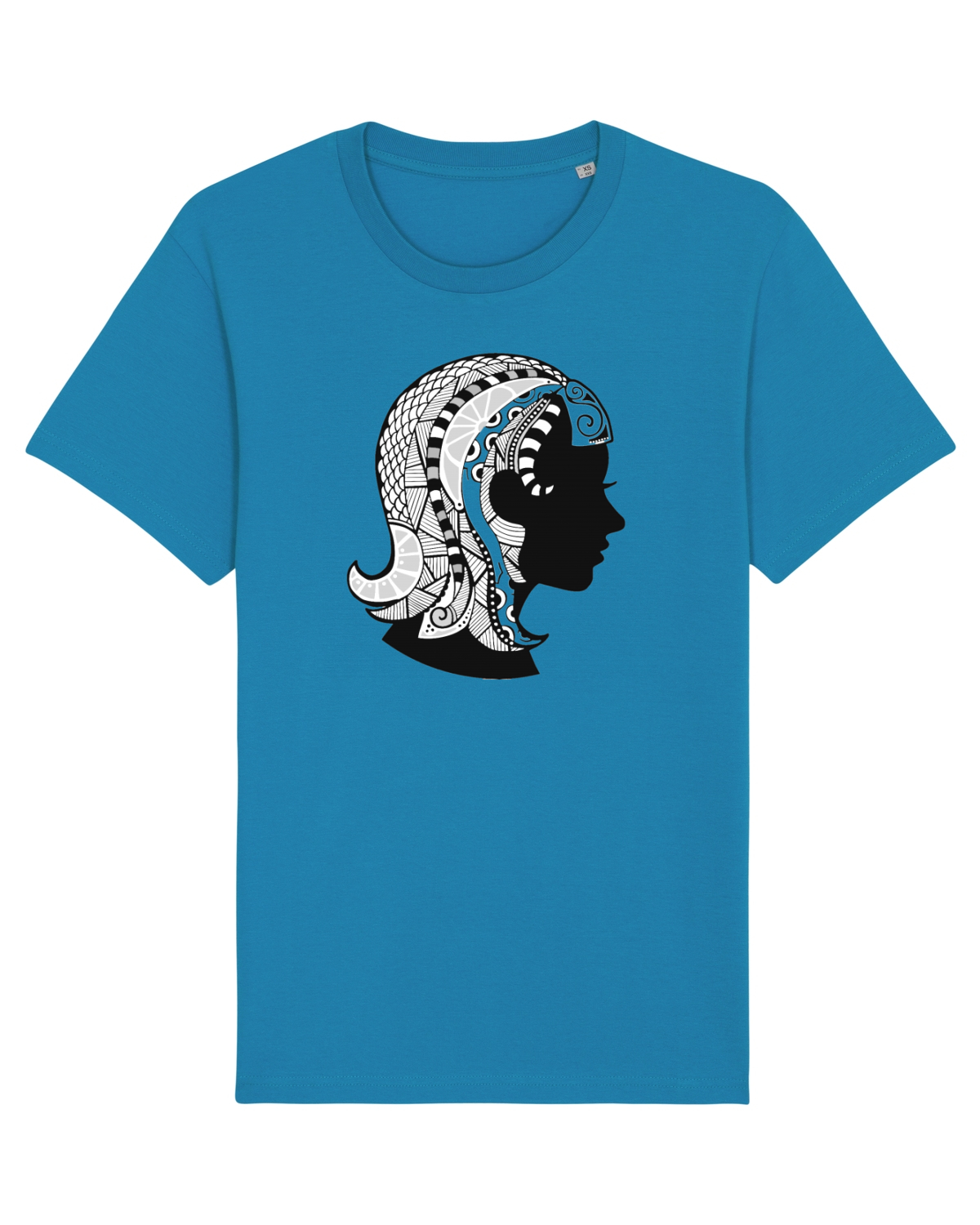 Tricou mânecă scurtă Unisex Rocker Azur