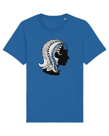 Fecioara-zodiac B&W Royal Blue